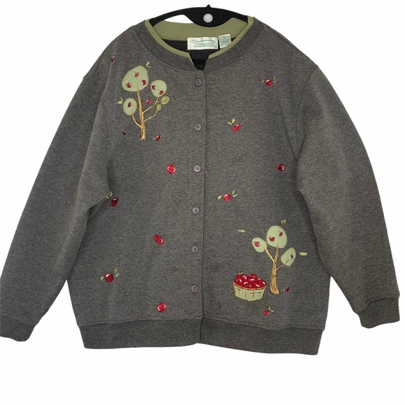 Extra Shenanigans Jackets & Blazers - Extra Shenanigans sweatshirt cherry tree cardigan